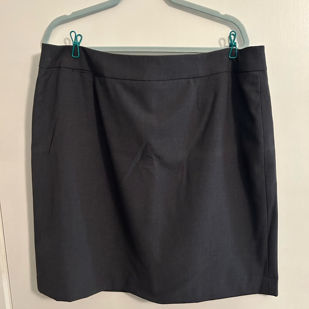 Calvin Klein Charcoal Pencil Skirt